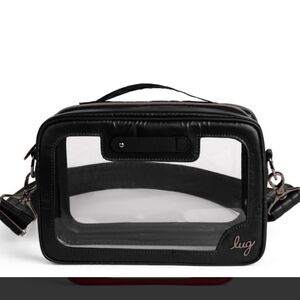 lug Stagecoach Clearview Crossbody Bag - Metallic Black